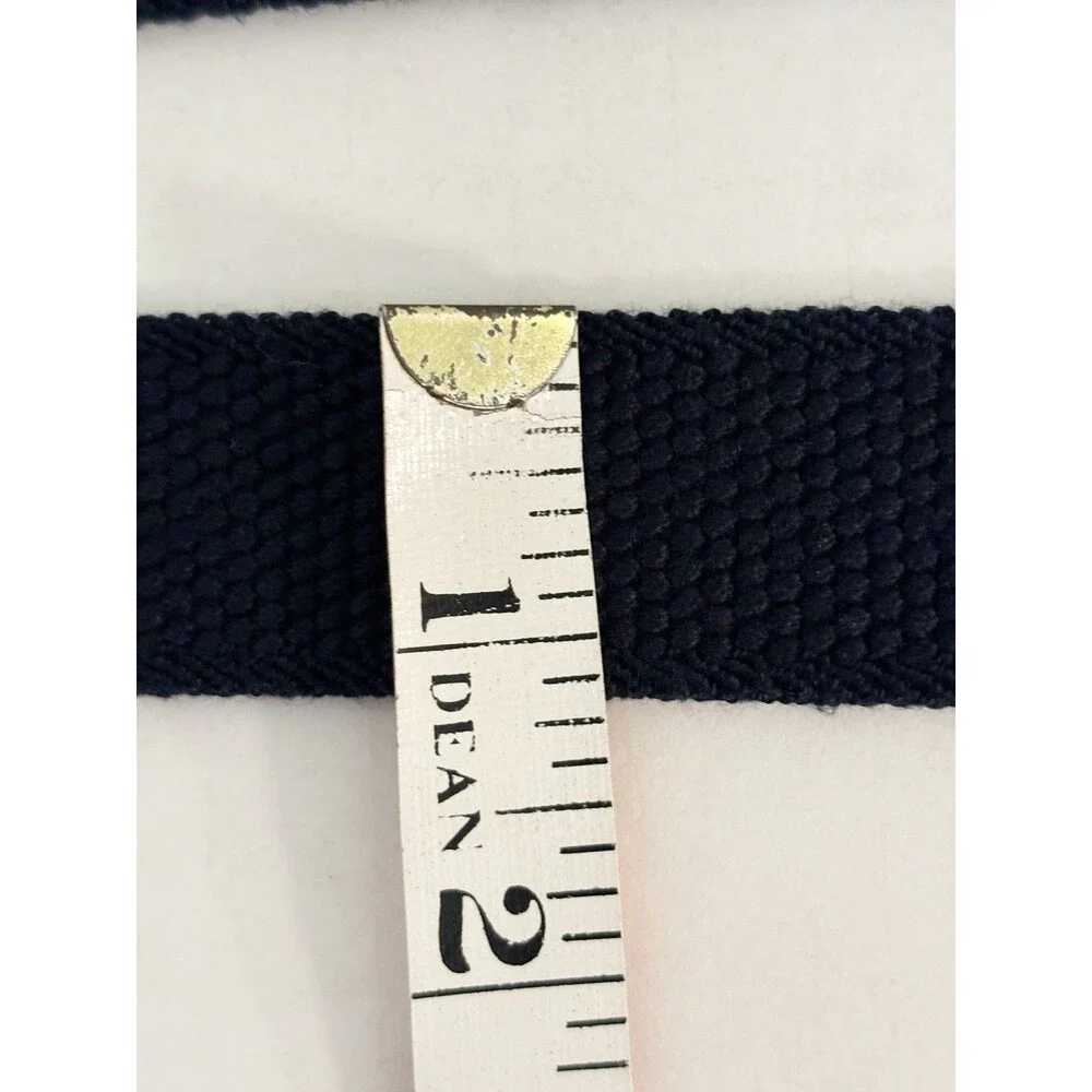 Brooks Brothers Leather Stretch Belt Blue and Brown Size 32 USA Made